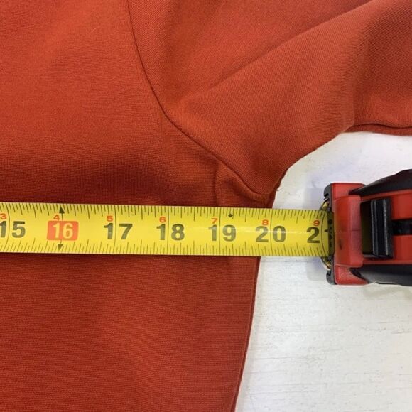 Athena Dress long sleeve Celebration zippers pockets V neck pullover orange Var - Picture 14 of 16